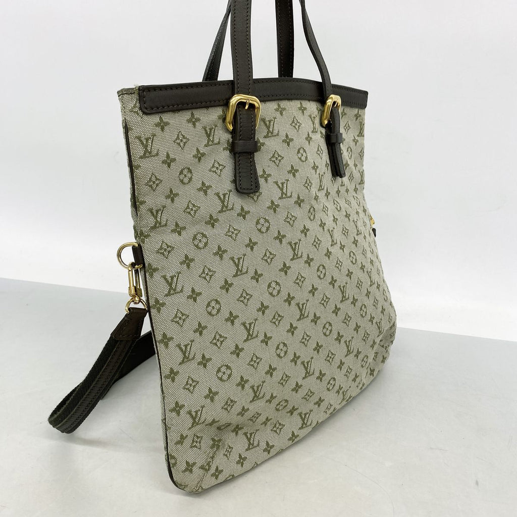 Louis Vuitton Handbag Monogram Mini Francoise Khaki 2-Way Bag — view 2