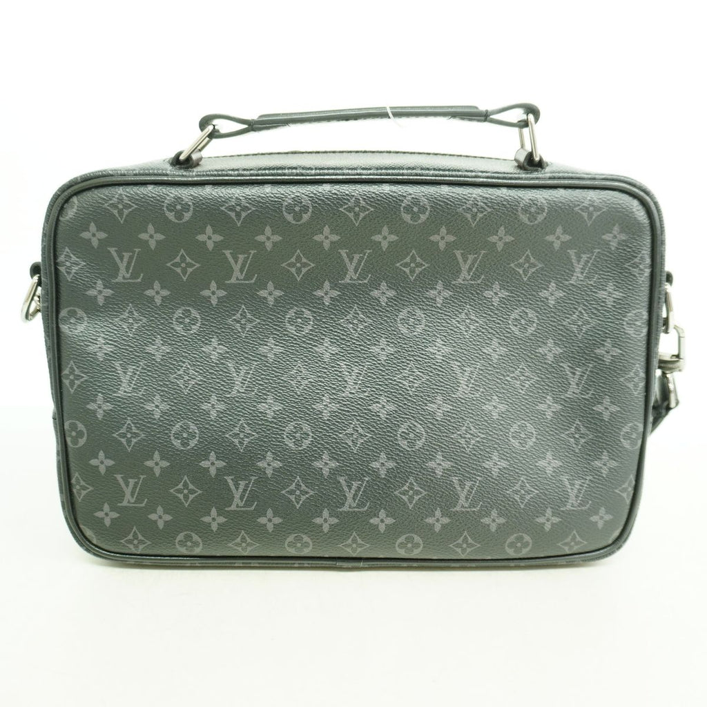 Louis Vuitton Handbag Monogram Eclipse Patchwork Messenger Multi Pocket Black — view 8