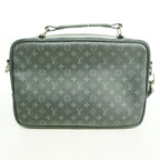 Louis Vuitton Handbag Monogram Eclipse Patchwork Messenger Multi Pocket Black — view 8