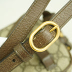 Gucci Shoulder Bag Ophidia Brown Gold — view 7