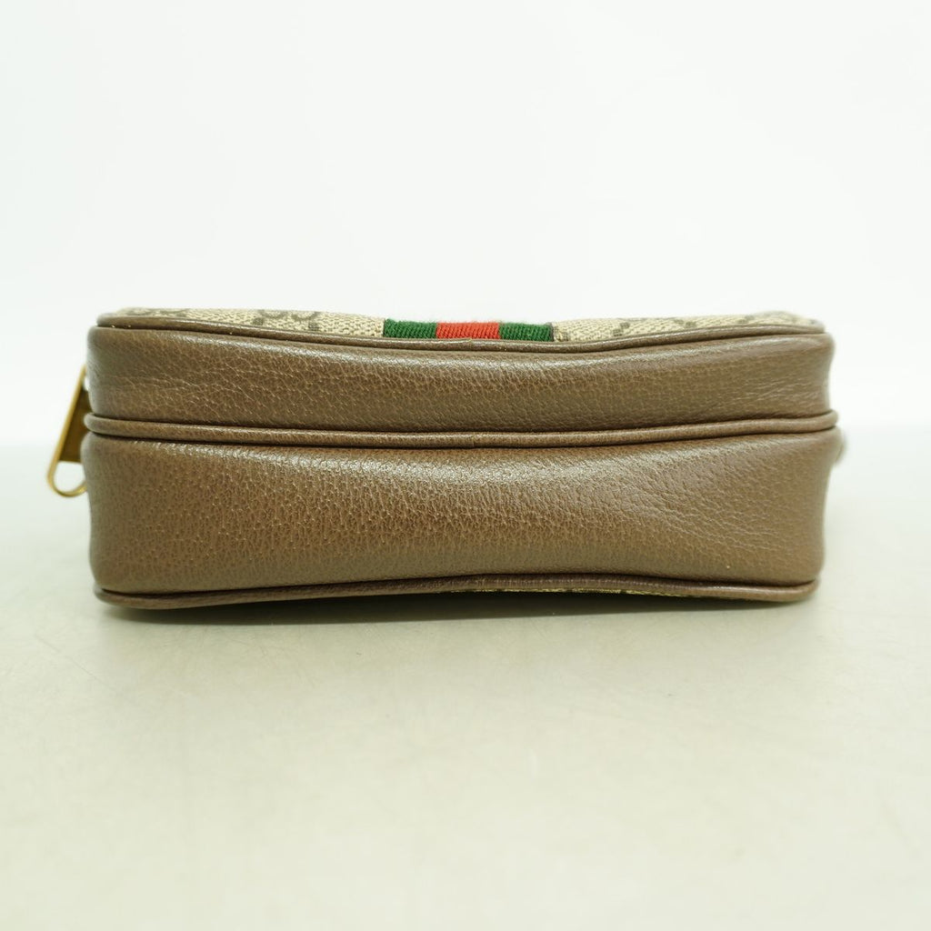 Gucci Shoulder Bag Ophidia Brown Gold — view 3