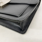 Louis Vuitton Clutch Epi Neo Belaia Noir — view 6