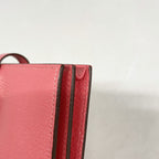 Hermes Wallet Bearn Soufflet Chevre Mysore Rose Azalea Silver — view 6