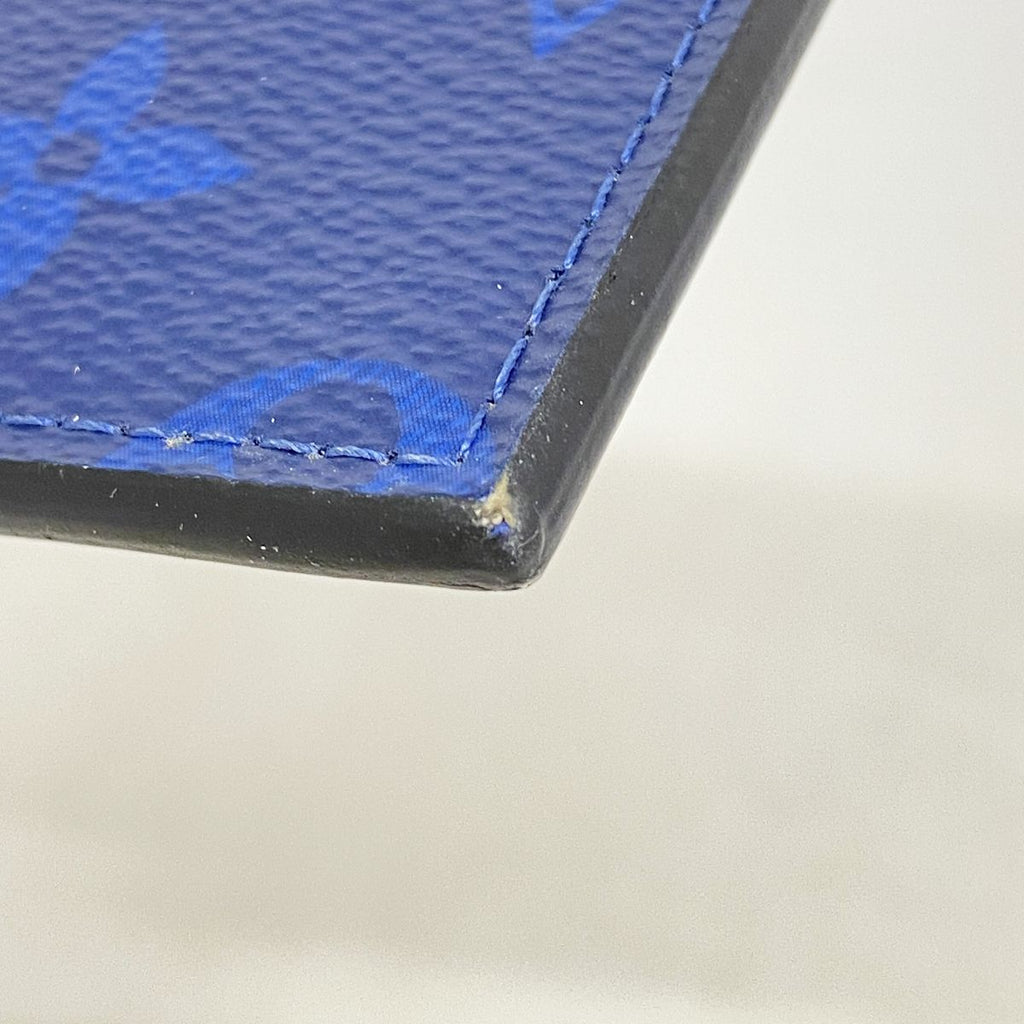 Louis Vuitton Taigarama Coin Card Holder Cobalt — view 5