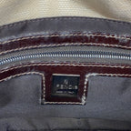 Fendi Handbag Zucca Mamma Bucket Canvas Beige Silver — view 5