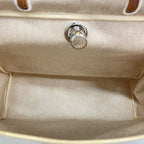 Hermes Handbag Herbag MM Toile H Natural Silver 2-Way Bag — view 4