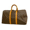 Louis Vuitton Boston Bag Monogram Keepall 45 Brown