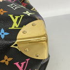 Louis Vuitton Handbag Monogram Multicolor Speedy 30 Noir — view 6