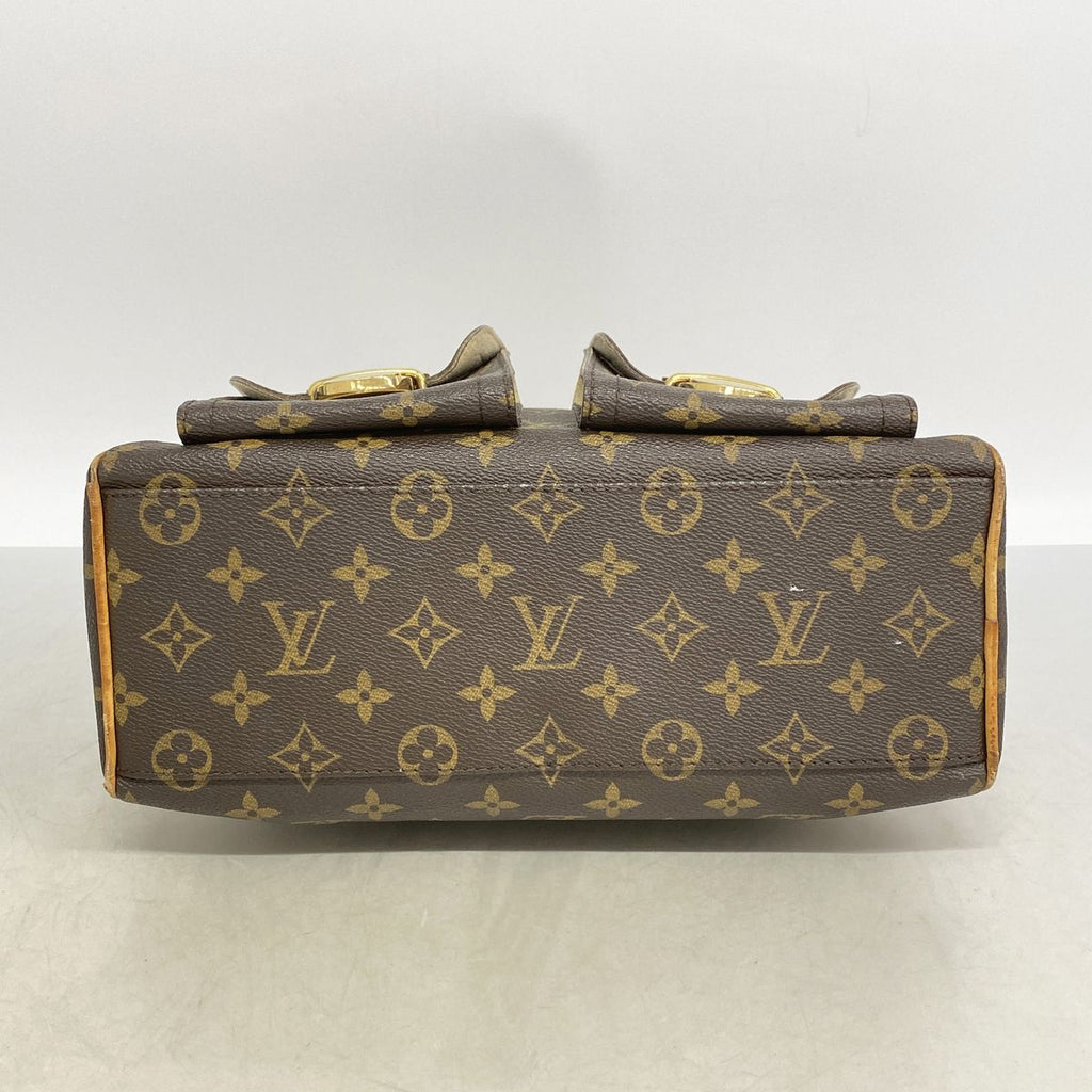 Louis Vuitton Handbag Monogram Manhattan PM Brown — view 3