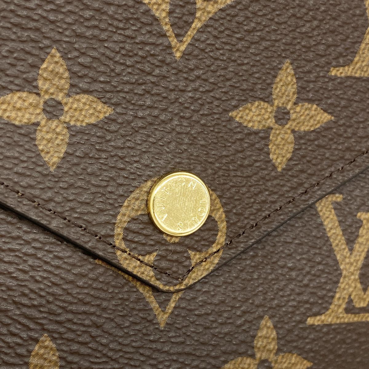 Louis Vuitton Trifold Wallet Monogram Portefeuille Victorine Brown — view 7