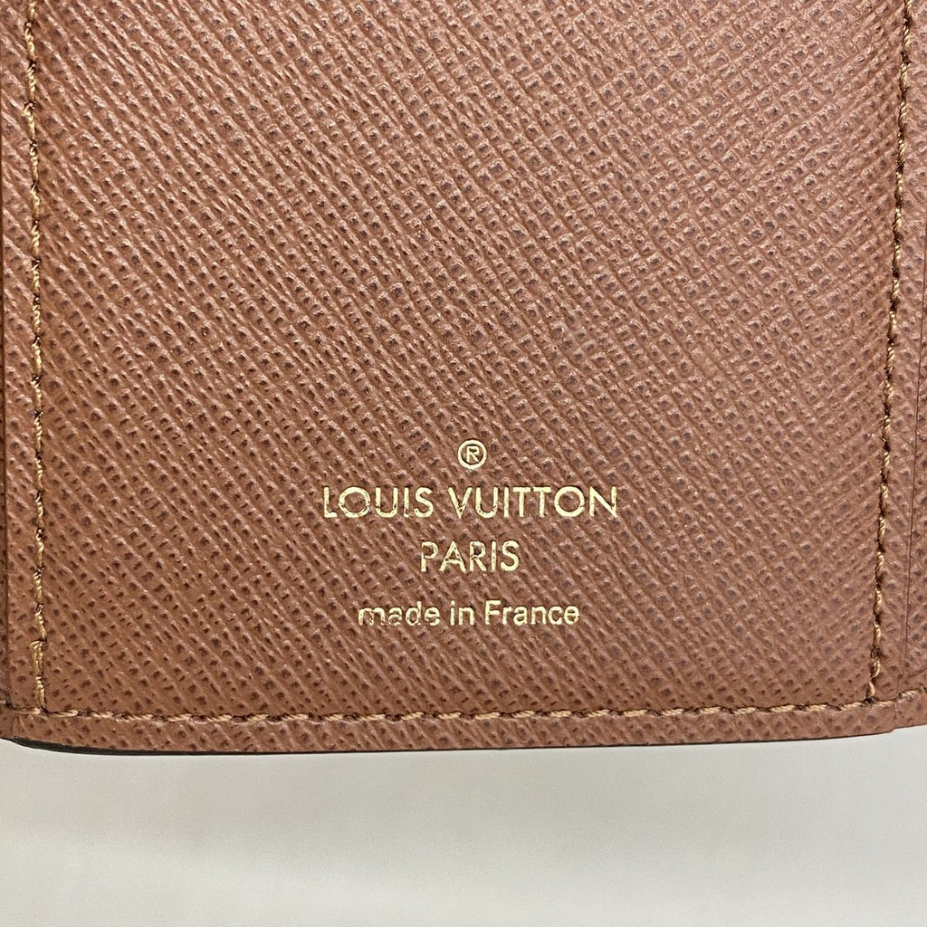 Louis Vuitton Trifold Wallet Monogram Portefeuille Victorine Brown — view 4