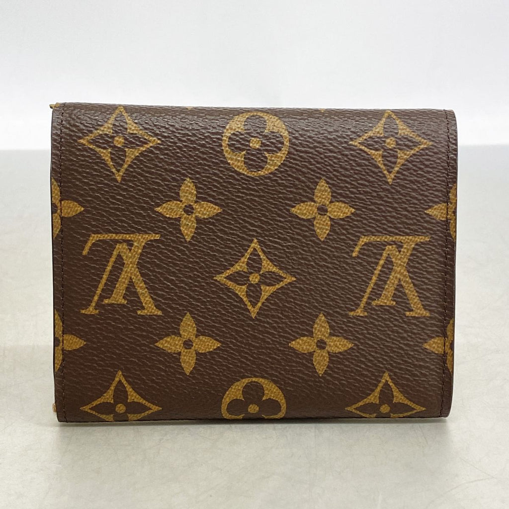 Louis Vuitton Trifold Wallet Monogram Portefeuille Victorine Brown — view 8