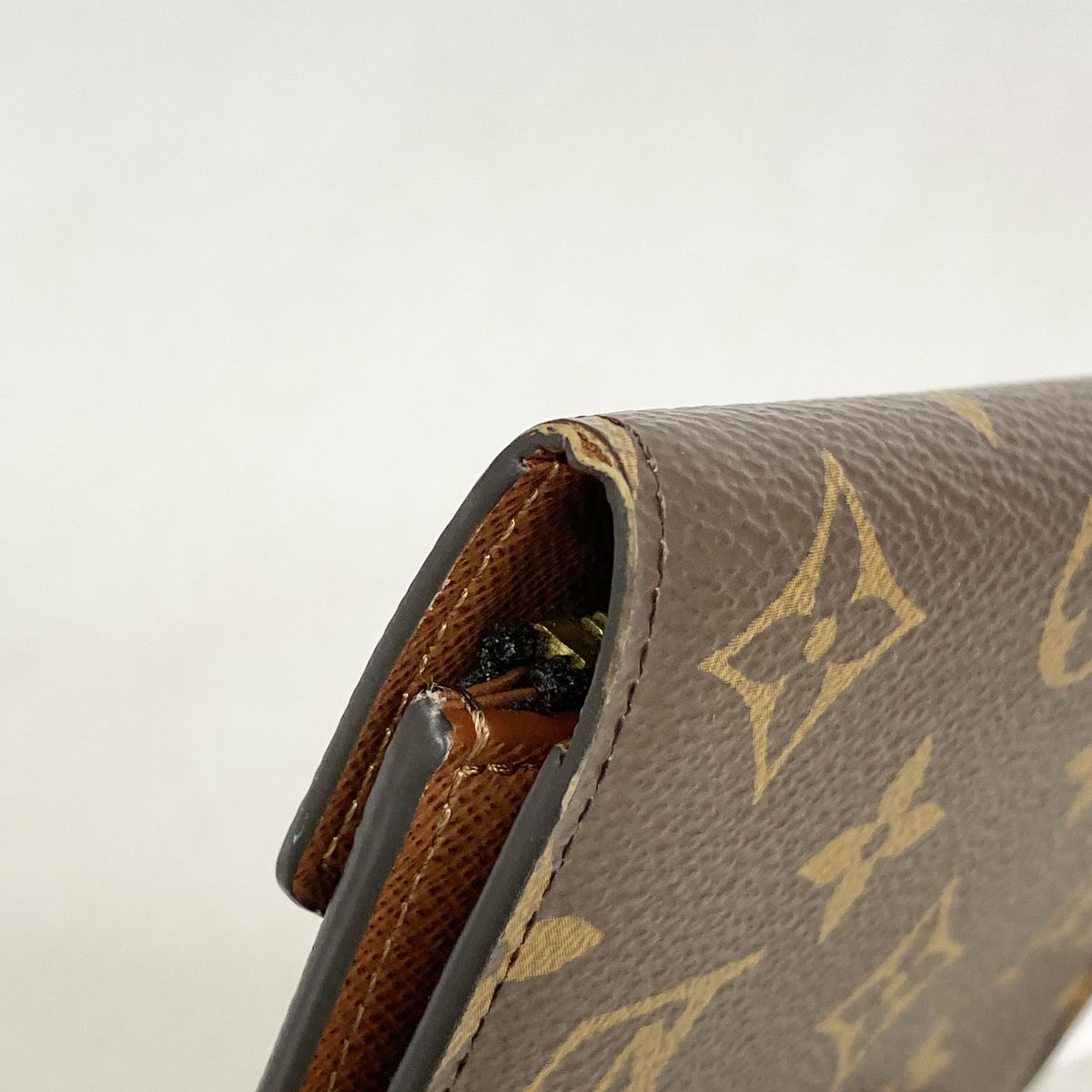 Louis Vuitton Trifold Wallet Monogram Portefeuille Victorine Brown — view 6
