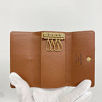 Louis Vuitton Key Case Monogram Multicles 4 Brown Key Holder Coin Purse — view 3