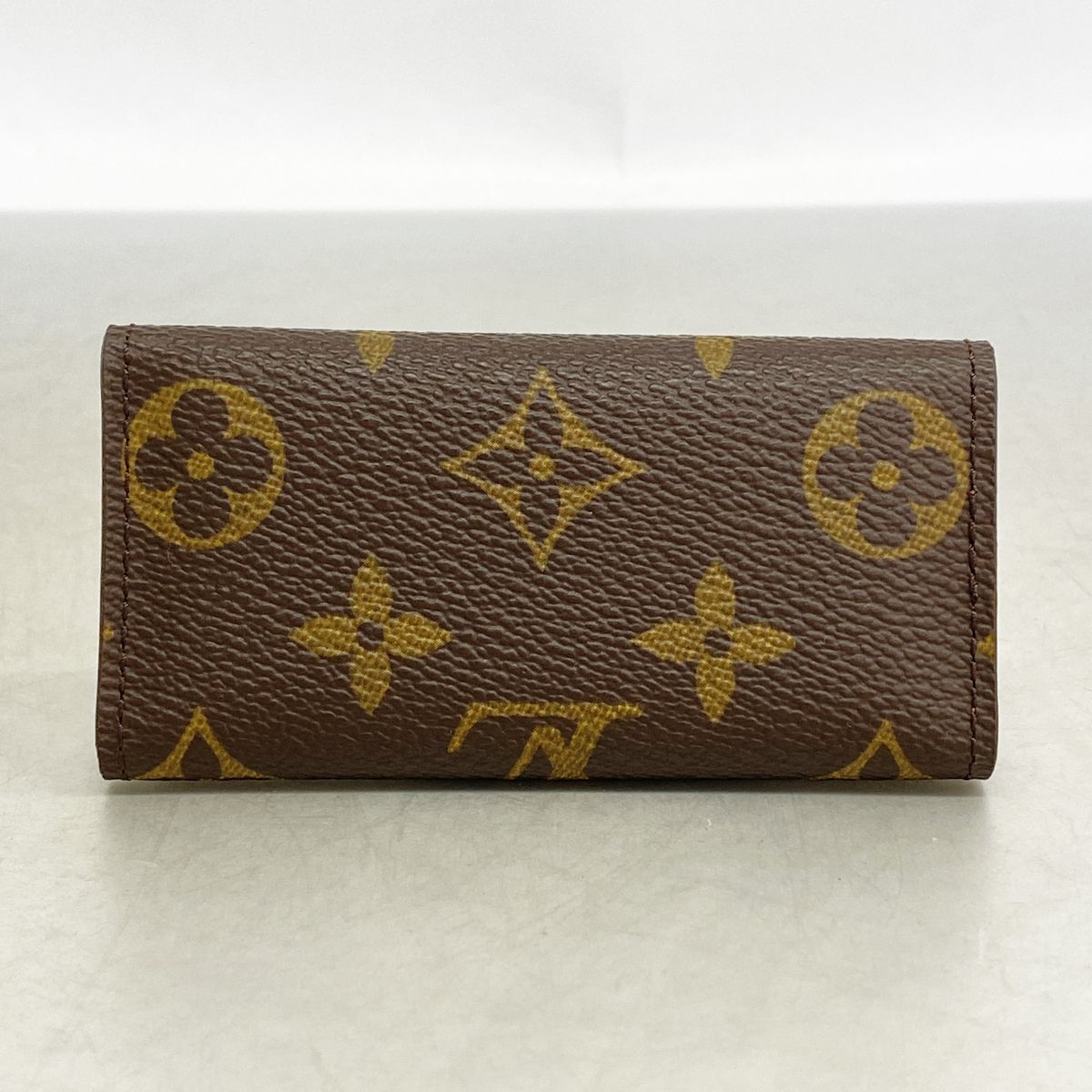 Louis Vuitton Key Case Monogram Multicles 4 Brown Key Holder Coin Purse — view 6