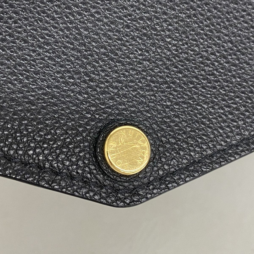 Louis Vuitton Wallet Monogram Empreinte Portefeuille Sarah Noir — view 6