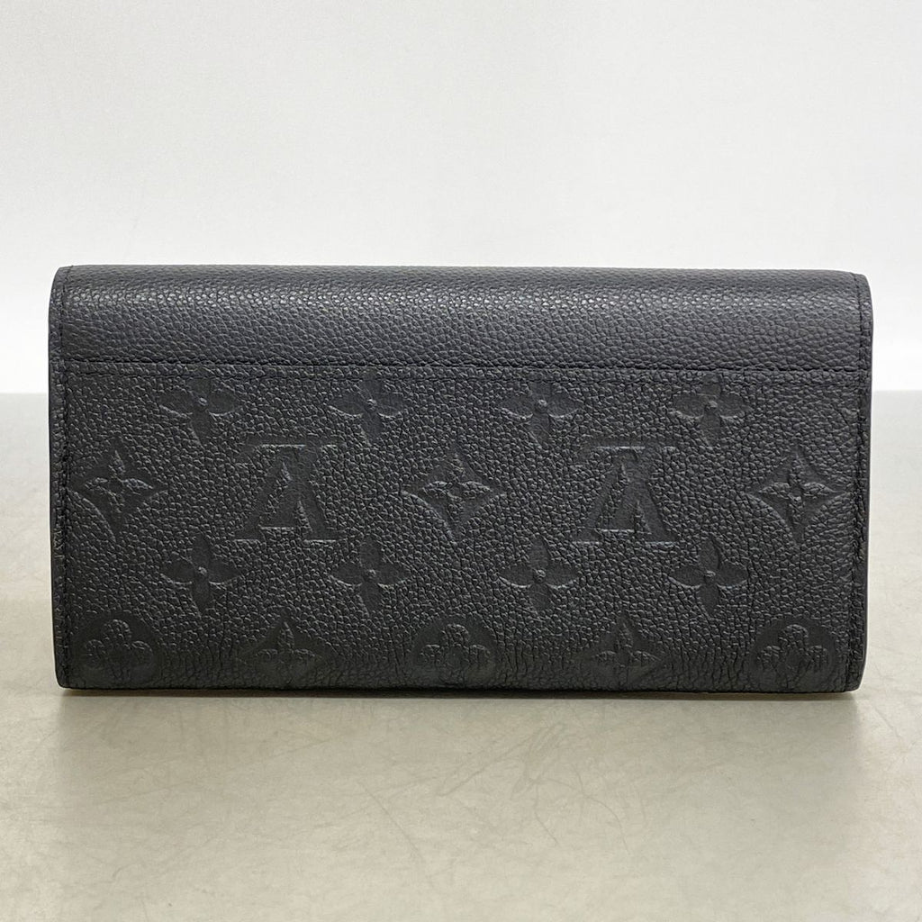 Louis Vuitton Wallet Monogram Empreinte Portefeuille Sarah Noir — view 8