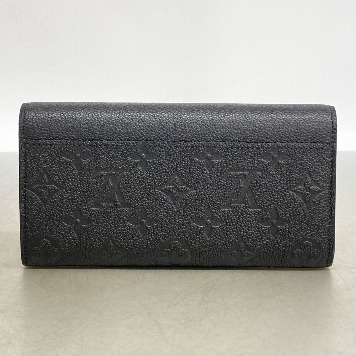 Louis Vuitton Wallet Monogram Empreinte Portefeuille Sarah Noir — view 8
