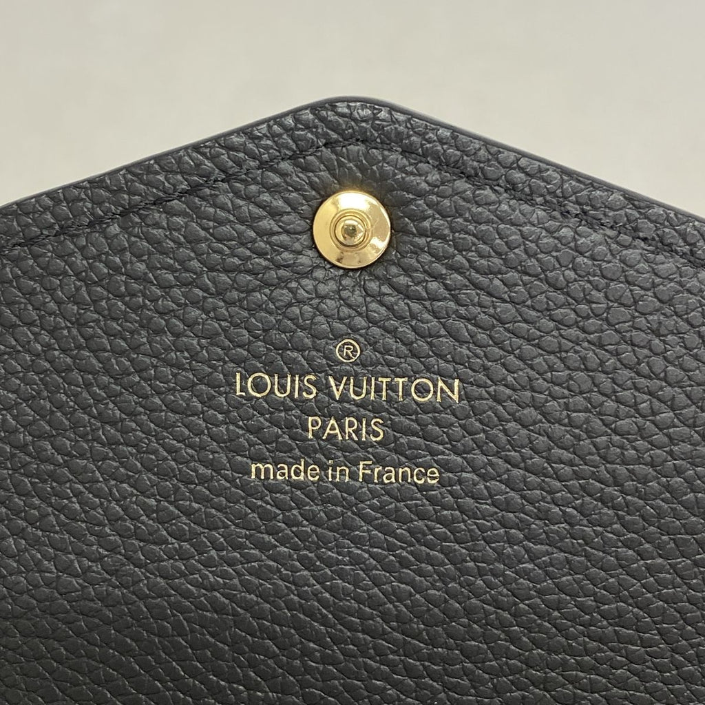 Louis Vuitton Wallet Monogram Empreinte Portefeuille Sarah Noir — view 4