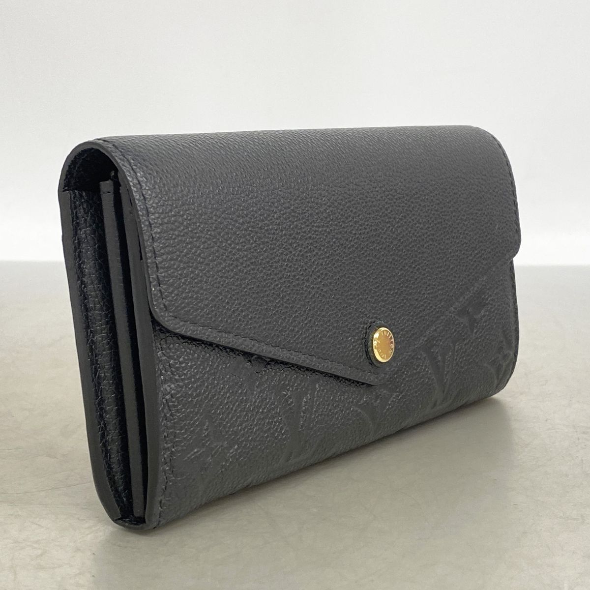 Louis Vuitton Wallet Monogram Empreinte Portefeuille Sarah Noir — view 2