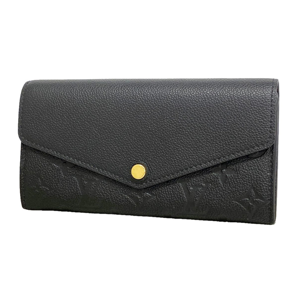 Louis Vuitton Wallet Monogram Empreinte Portefeuille Sarah Noir