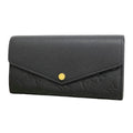 Louis Vuitton Wallet Monogram Empreinte Portefeuille Sarah Noir