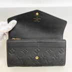 Louis Vuitton Wallet Monogram Empreinte Portefeuille Sarah Noir — view 7