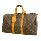 Louis Vuitton Boston Bag Monogram Keepall 45 Brown