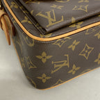Louis Vuitton Shoulder Bag Monogram Viva-Cite MM Brown — view 6