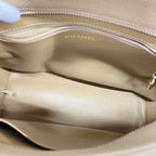 Chanel Tote Reissue Caviar Leather Beige Gold — view 4