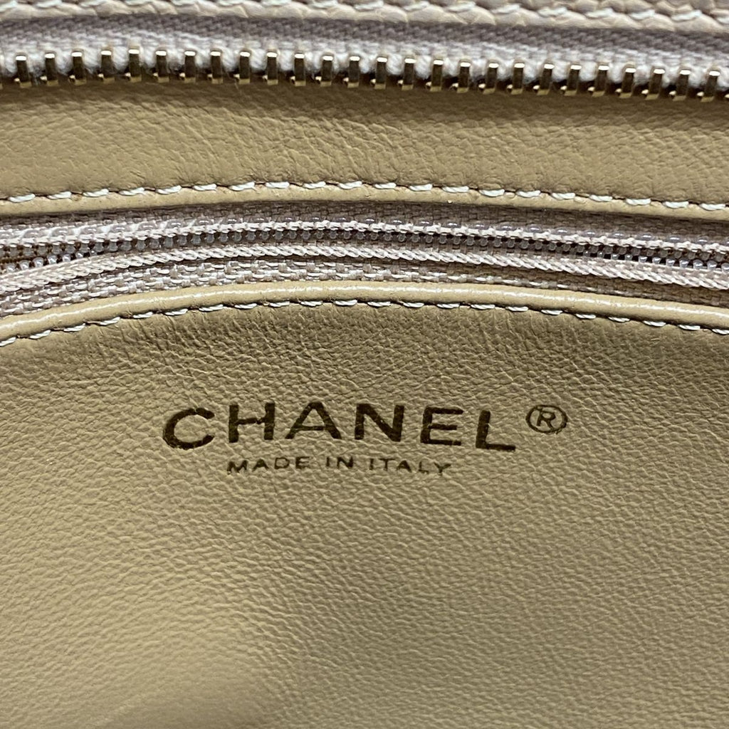 Chanel Tote Reissue Caviar Leather Beige Gold — view 5