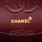 Chanel Shoulder Bag Quilted Lambskin Black Gold — view 5