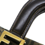 Fendi Zucca Hand Large Clutch — view 3