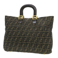 Fendi Zucca Hand Large Clutch