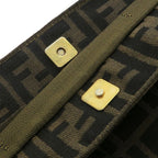 Fendi Zucca Hand Large Clutch — view 7