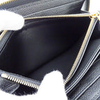 Louis Vuitton Wallet Monogram Bicolor Empreinte Zippy Noir Black Zip Around — view 7