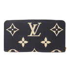 Louis Vuitton Wallet Monogram Bicolor Empreinte Zippy Noir Black Zip Around — view 2