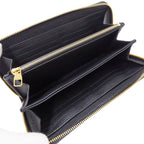 Louis Vuitton Wallet Monogram Bicolor Empreinte Zippy Noir Black Zip Around — view 6
