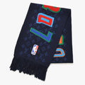 Louis Vuitton Echarpe NBA Monogram Letters Scarf Navy Multicolor
