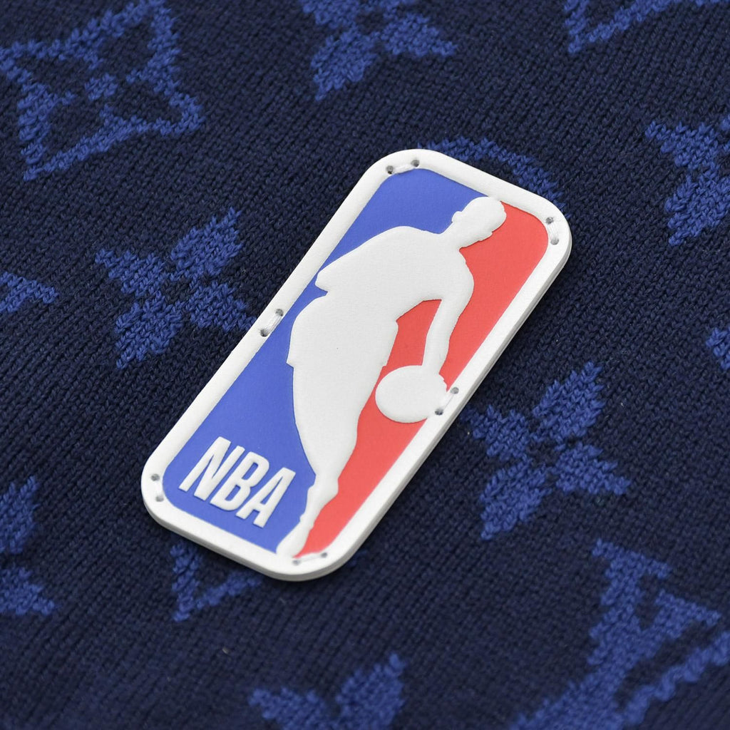 Louis Vuitton Echarpe NBA Monogram Letters Scarf Navy Multicolor — view 4