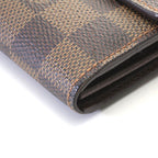 Louis Vuitton Portefeuille Sarah Damier Wallet Canvas Brown — view 6