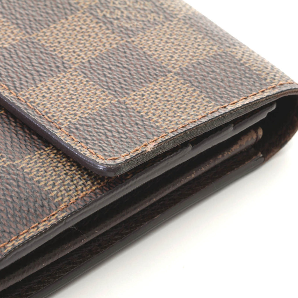 Louis Vuitton Portefeuille Sarah Damier Wallet Canvas Brown — view 5