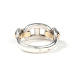 Hermes Chaine D'ancre Ring 750/950 Silver Gold — view 5