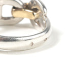 Hermes Chaine D'ancre Ring 750/950 Silver Gold — view 8