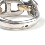 Hermes Chaine D'ancre Ring Gold Silver — view 7