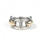 Hermes Chaine D'ancre Ring Gold Silver — view 2