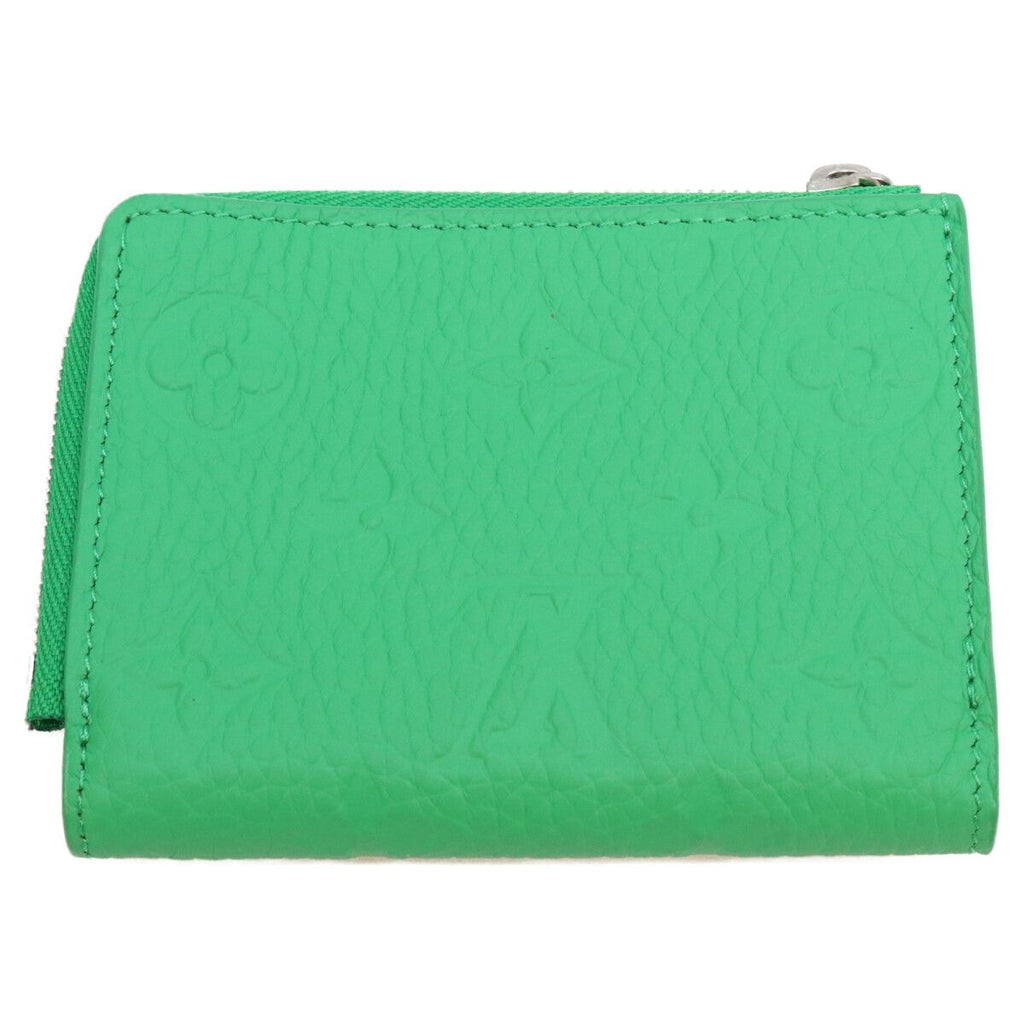 Louis Vuitton Monogram Taurillon Bamboo Green Portefeuille Pilot Trifold Wallet — view 2