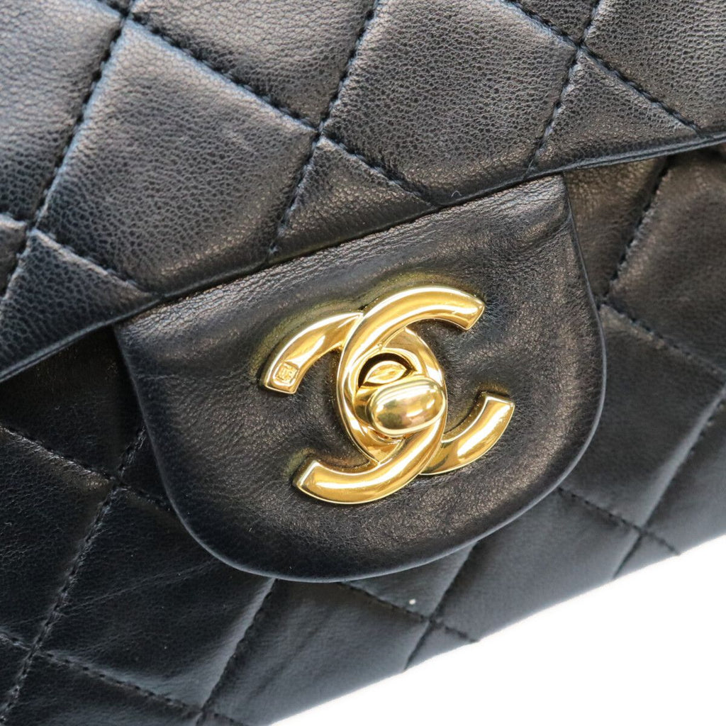 Chanel Black Lamb Quilted 23 Shoulder Bag — view 7