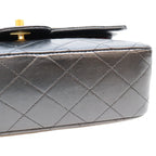 Chanel Black Lamb Quilted 23 Shoulder Bag — view 6
