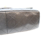 Chanel Black Caviar Single Maxi Quilted 30 Shoulder Bag — view 6